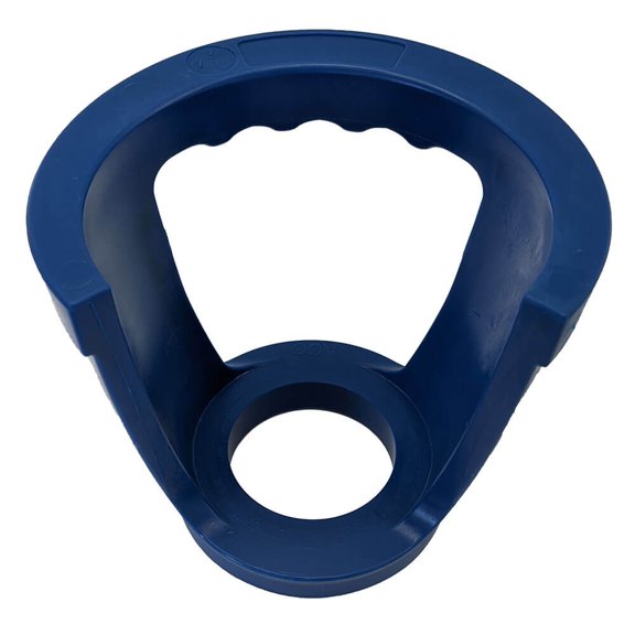 Blue Luxfer Style Compressed Gas Cylinder Carry Handle and Fasten Snap Ring