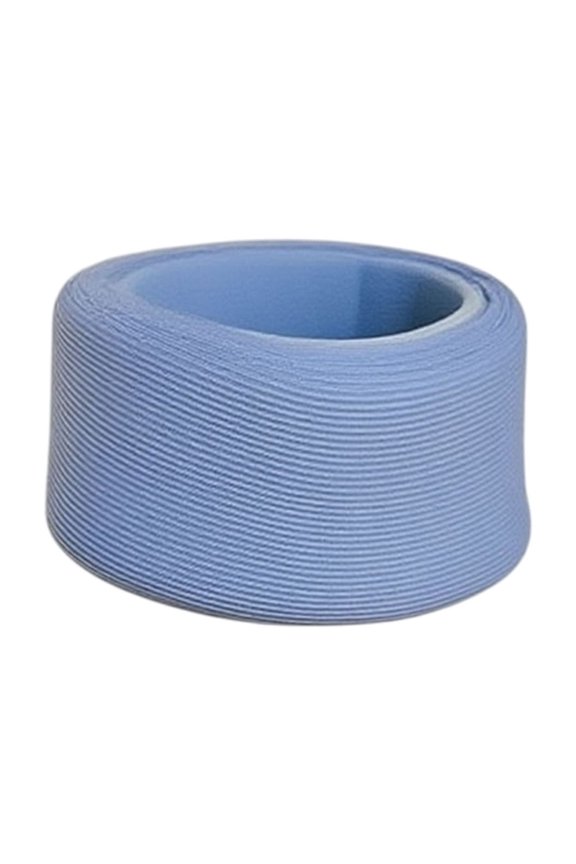 Four-Season Neck Support Collar Cervical Pillow For Office And Travel, Posture Corrector Neck Brace For Forward Head Position, Lightweight Foam Material, Blue Color Medium Size, 18.