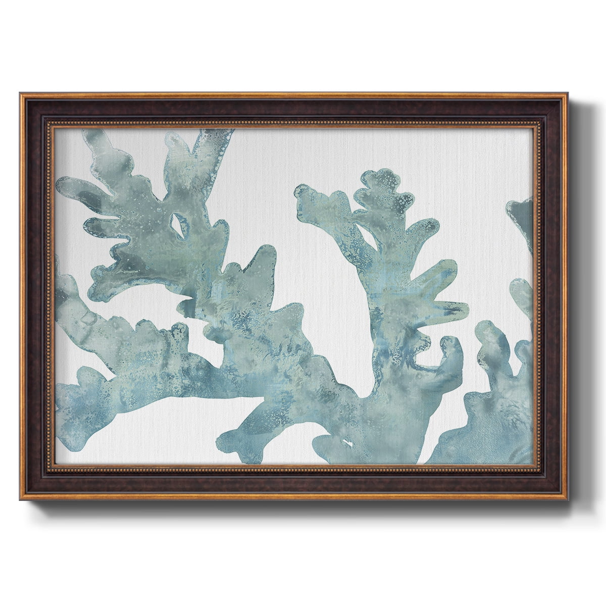 Blue Macro Coral II Premium Framed Canvas- Ready to Hang