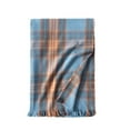 thumbnail image 1 of Blue Madras Checkered Winter Scarf, 1 of 4