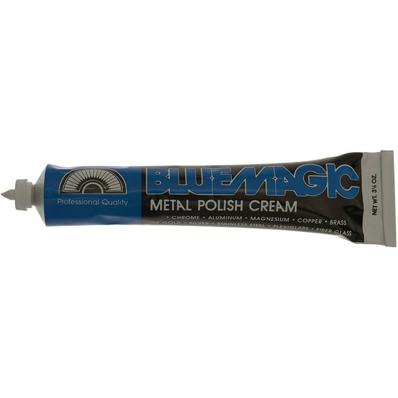 Blue Magic 100 Metal Polish Cream - 3.5 oz., White