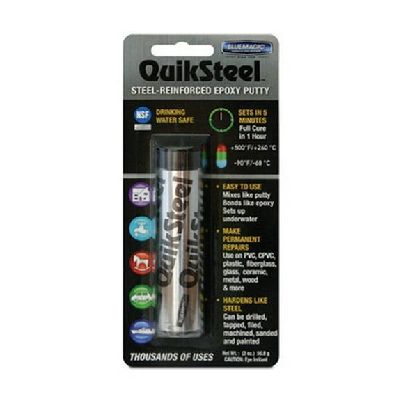 Blue Magic 16002TRI 2 Ounce Steel Epoxy Putty