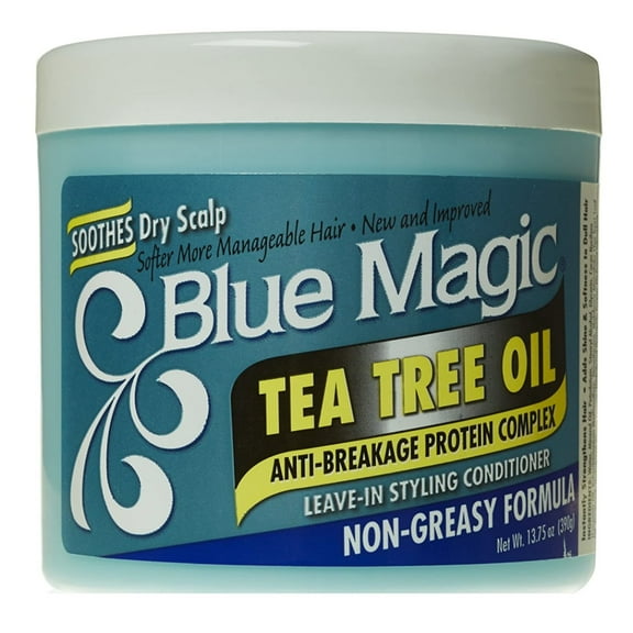 Blue Magic Tea Tree Oil Leave- In Conditioner Styling 13.75oz (Pack of 3)