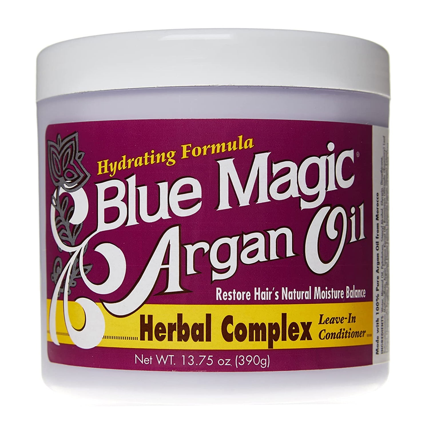 Blue Magic Argan Oil Herbal Complex Leave In Conditioner, 13.75 Oz., Pack of 6