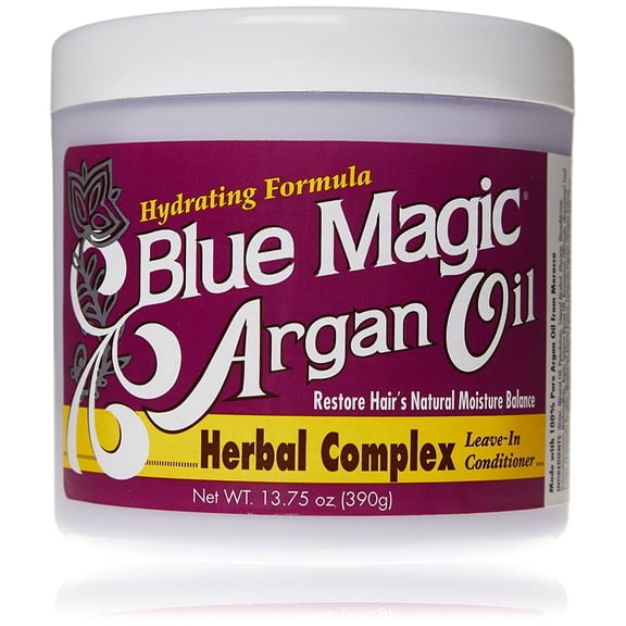 Blue Magic Argan Oil Herbal Complex Leave In Hair Conditioner, 13.75 oz