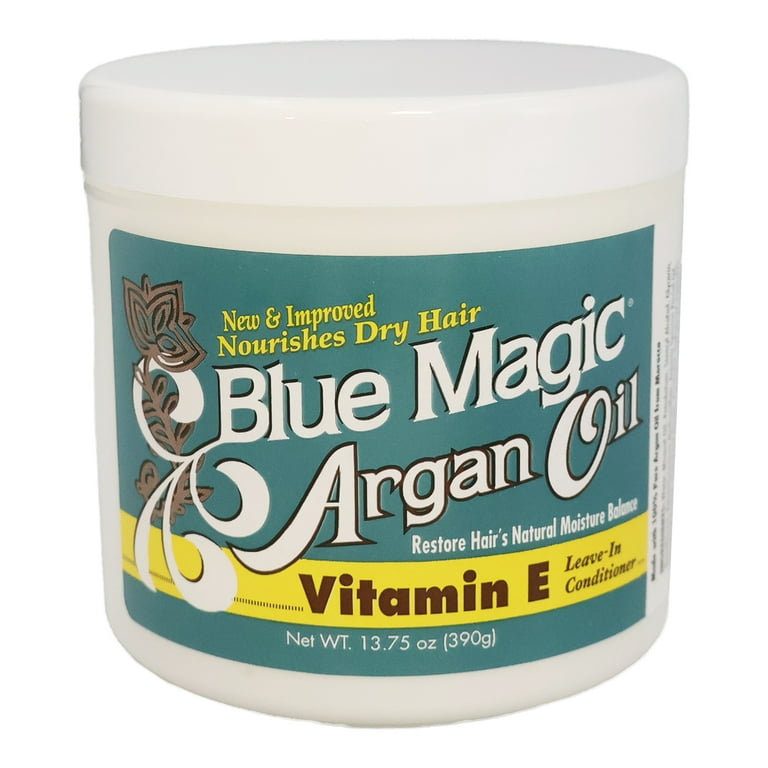 Blue Magic Argan Oil & Vitamin-E Leave-In Conditioner 13.75 oz