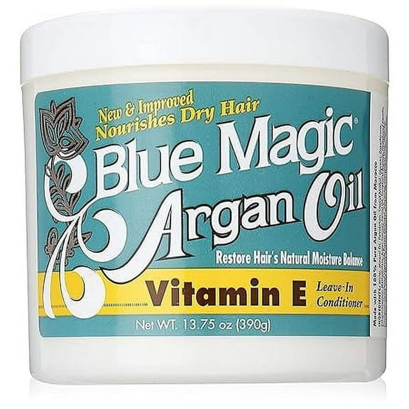 Blue Magic Argan Oil & Vitamin-e Leave-in Conditioner 13.75 Oz