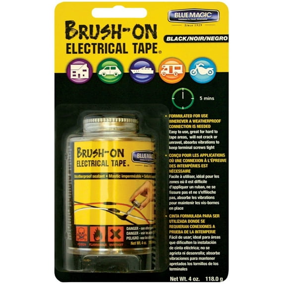 Blue Magic BOT55TRI Brush Electrical Tape (12/4Oz)