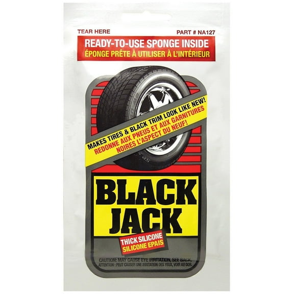 Blue Magic Black Jack Thick Silicone Tire Shine, Repels Dirt & Grime - Single PK