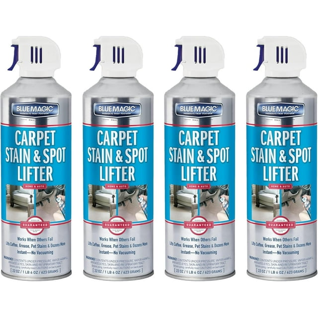 Blue Magic Carpet Stain & Spot Lifter 22 oz. Aerosol Can (Pack of 4
