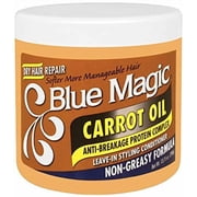Blue Magic Carrot Oil, Anti-Breakage Protein Complex Leave In Styling Conditioner 13.75 oz