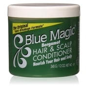 Blue Magic Conditioner, Hair & Scalp, Bergamot, 12 oz.