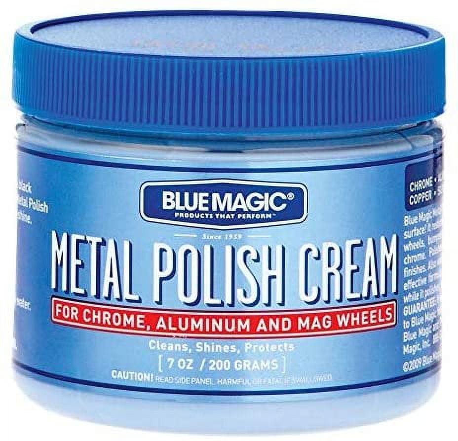 Blue Magic Metal Polish Cream For Chrome & Aluminum 7 Oz.