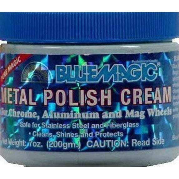 Blue Magic Metal Polish Cream For Chrome & Aluminum 7 Oz.