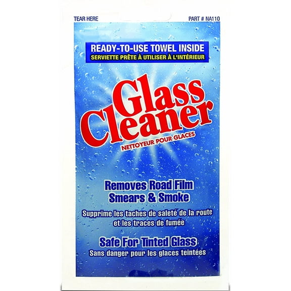 Blue Magic NA110 Glass Cleaner Disposable Towelette, 1 Count