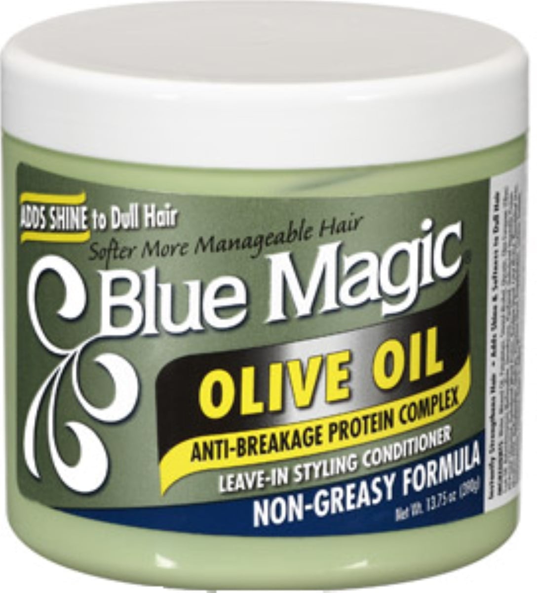 Blue Magic Olive Oil Leave-In Styling Conditioner, 13.75 oz (Pack of 3)