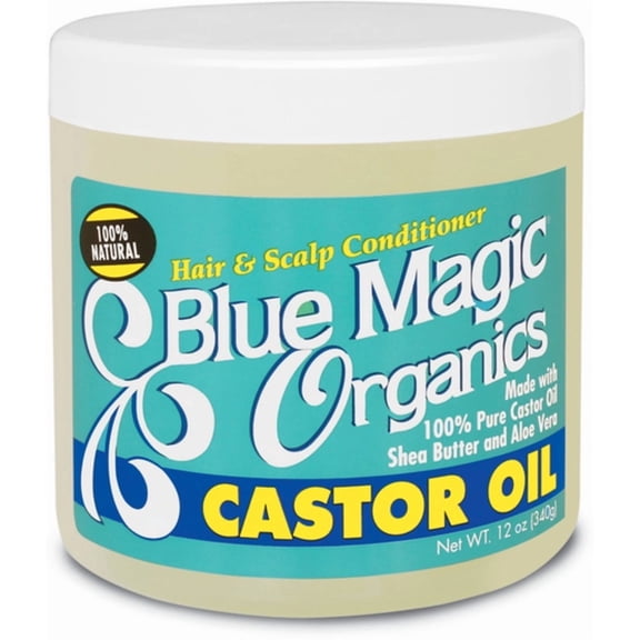 Blue Magic Organics Castor Oil, 12 oz (Pack of 3)