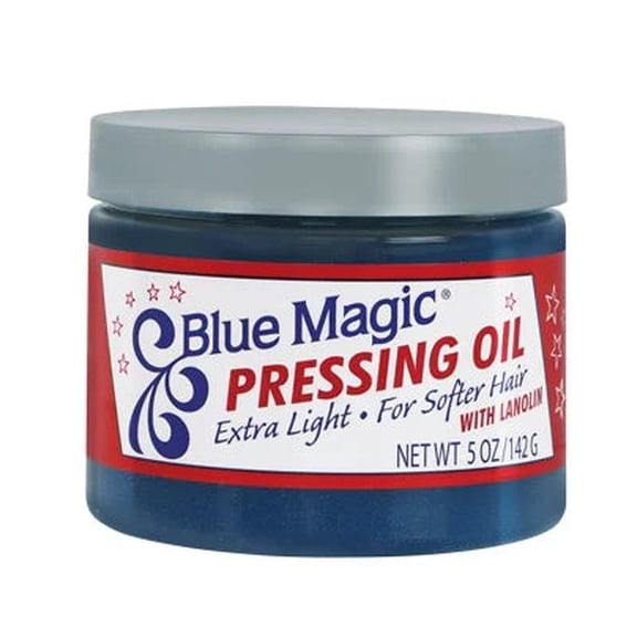 Blue Magic Pressing Oil - Extra Light, for Softer Hair with Lanolin - 5 oz