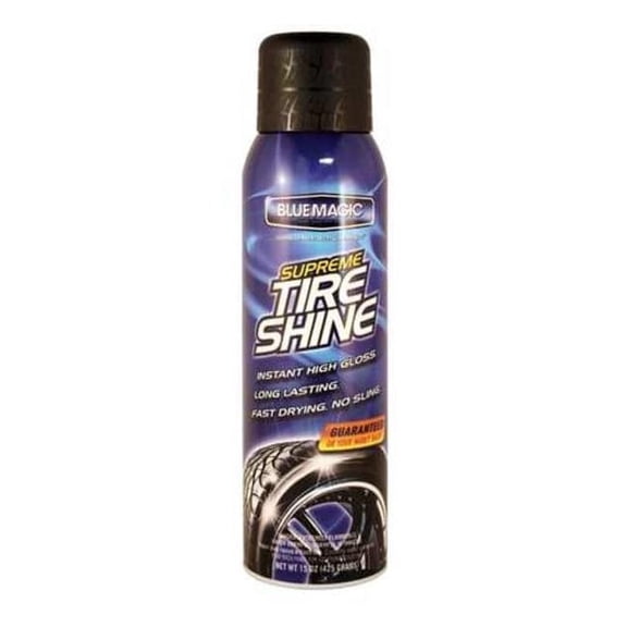 Blue Magic Tire Shine, Tire Shine Dressing, 15 oz, Butyl-Free 680-06