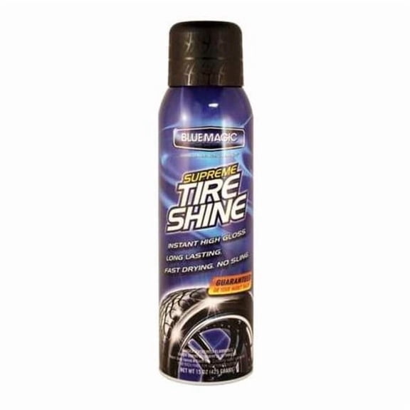 Blue Magic Tire Shine, Tire Shine Dressing, 15 oz, Butyl-Free 680-06