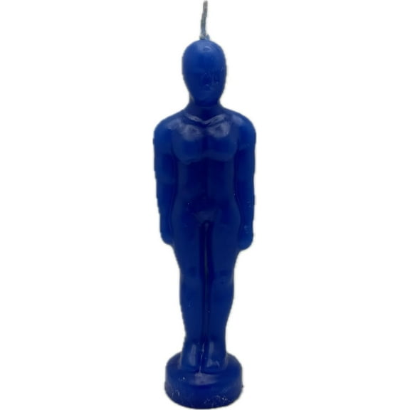 Blue -Male Figure Image Candle -(1pc) -Vela Azul de Imagen Hombre -Spell,Spell Work,Ritual,Magic,Esoteric, CN-5H