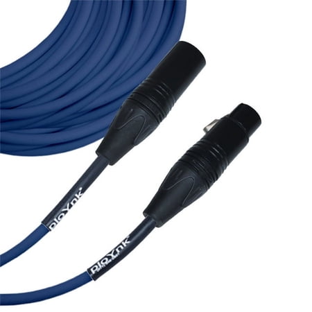 Blue Male To Female XLR Microphone Cable - 70 Ft Long