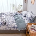 thumbnail image 1 of Blue Marble Duvet Cover Set King Printed Bedding Set 3 Piece (1 Duvet Cover + 6 Pillow Shams) Ultra Soft Hypoallergenic Microfiber Blue Twin for Girl Women, 1 of 2