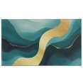 thumbnail image 1 of Blue Marble Gold Line Pattern Door Rugs,Washable Non Slip Door Mats Indoor,Decorative Door Mats,Entry Mat Indoor for Entrance,Bedroom,Kitchen,Bathroom,17"x30", 1 of 6