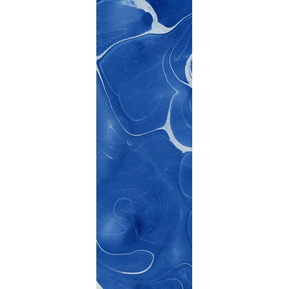 Blue Marble Panel Trio Ii Poster Print by Nancy Green (8 x 24)
