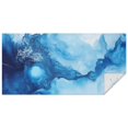 thumbnail image 1 of Blue Marble Pattern Rectangle Tablecloth 60"x120",Waterproof Polyester Rectangle Table Cloth, Wipeable Spillproof Polyester Tablecloth for Dining, Camping, Indoor and Outdoor, 1 of 6