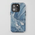 thumbnail image 1 of Blue Marble Swirl For All iPhone Series Tough Phone Case Abstract Blue, 1 of 7