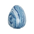 thumbnail image 1 of Blue Marbled Egg Squishy Toy with Slow Rising Relaxation Design, Single Piece, for Easter Basket Stuffers, Sensory Squeeze Toy, 1 of 3