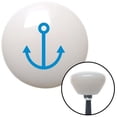 thumbnail image 1 of Blue Marine Anchor White Retro Shift Knob with M16 x 1.5 Insert Shifter Auto Manual Brody, 1 of 1