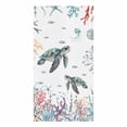 thumbnail image 1 of Blue Marine Coral Kitchen Towel Absorbent Dish Cloth Tableware Towel for Kitchen Household Cleaning Tool, 1 of 7
