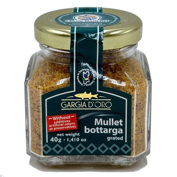 Blue Marlin Bottarga Mullet Roe Grated 1.4 oz Jar