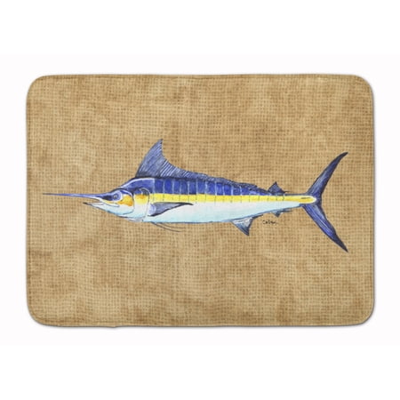 Blue Marlin Machine Washable Memory Foam Mat