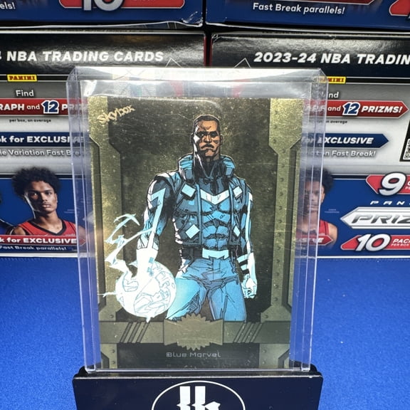 Blue Marvel 2024 SkyBox Metal Universe Avengers Base High Series #127 Gold FX