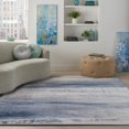 thumbnail image 1 of Blue Meadow Comfort Print Art Design, 7'6" x 10'3" Area Rug/ Carpet by Makymo, 1 of 5