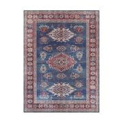 Blue Medallion Area Rug, 8' x 11'