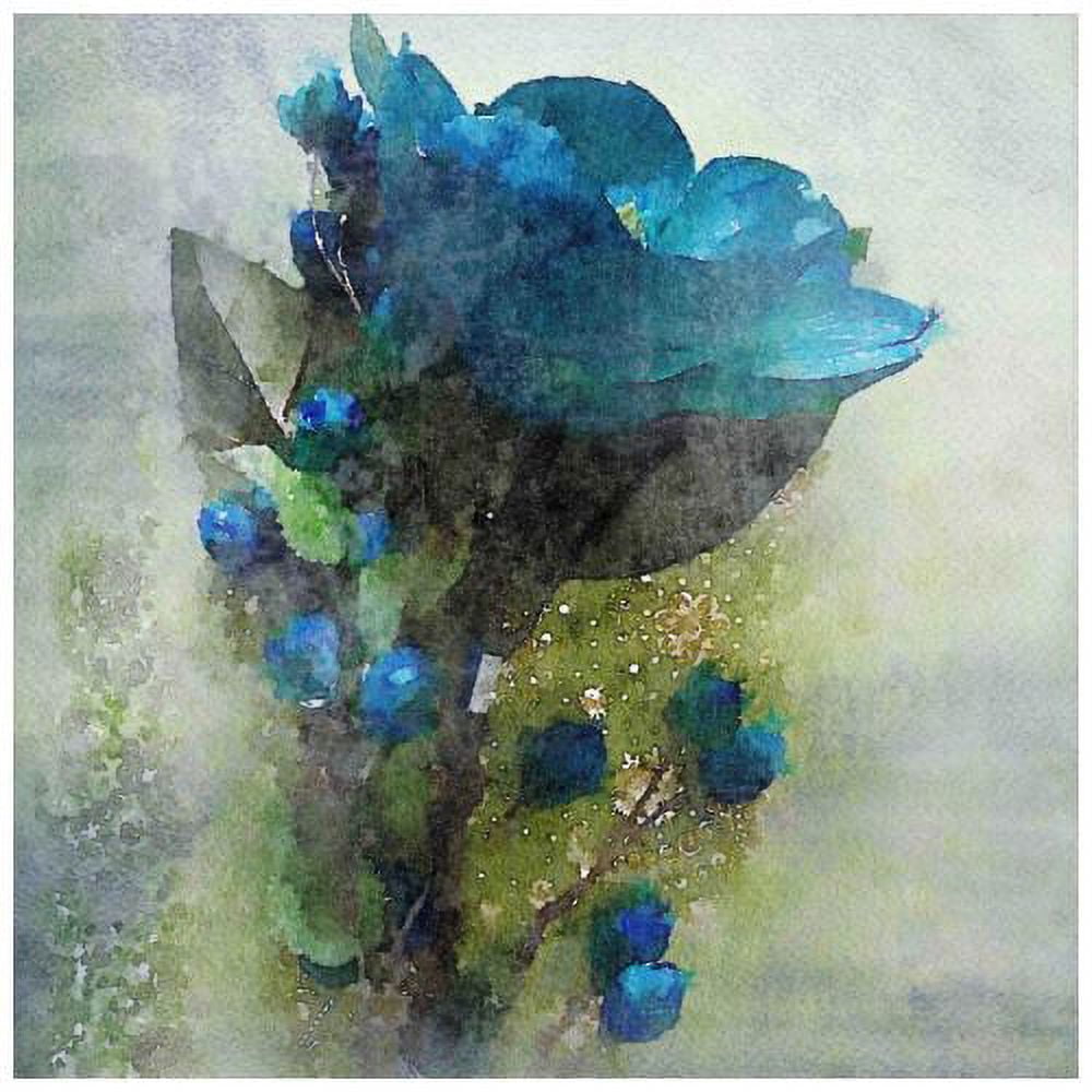 Marmont Hill 'Blue Melody' by Irena Orlov Painting Print on Wrapped Canvas