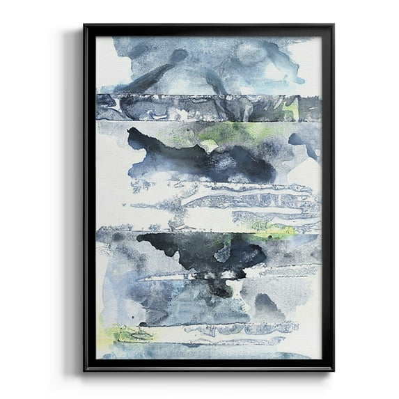 Blue Memories II Premium Framed Print, in Gold, Black, or Silver - Ready to Hang