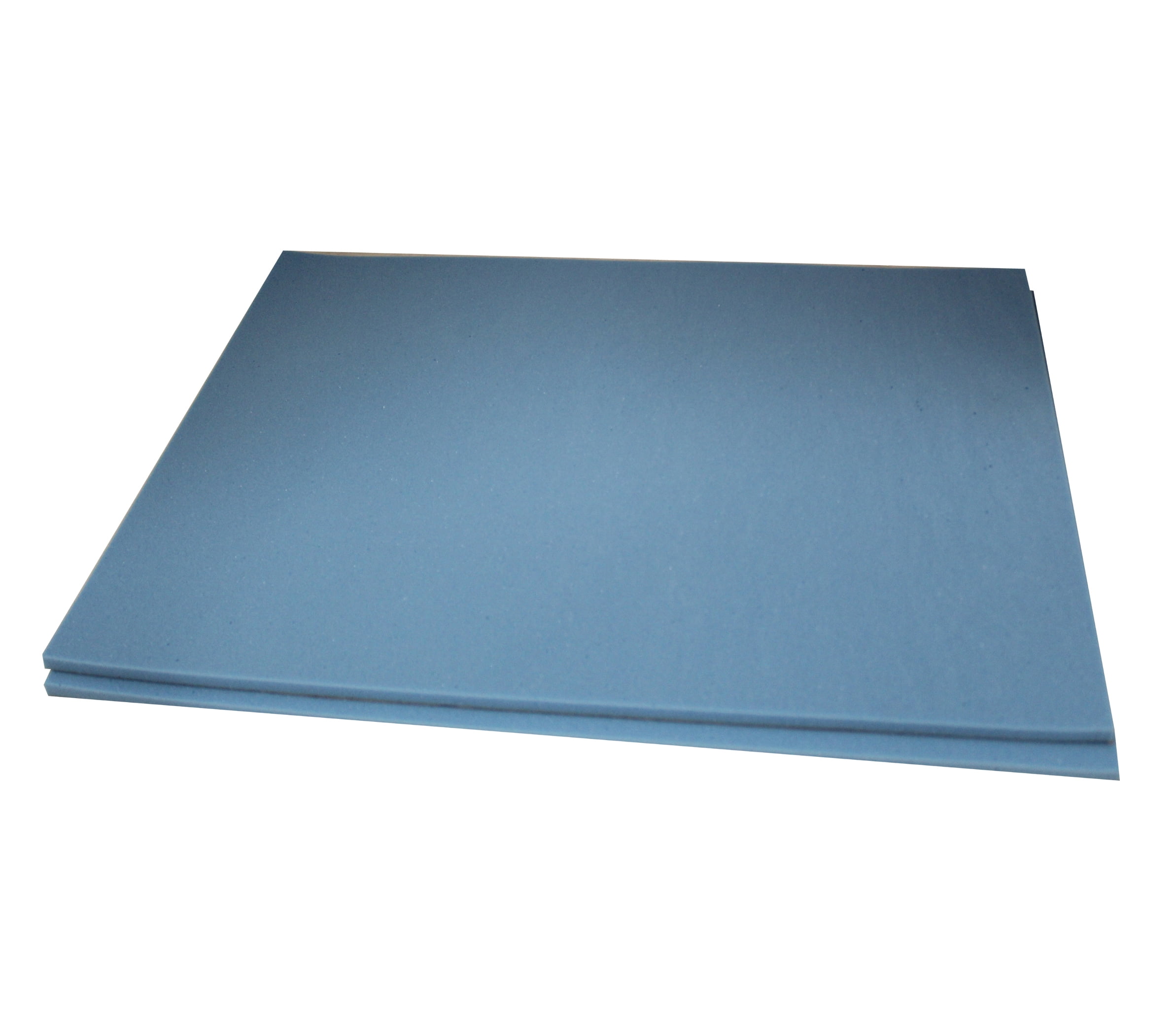 Blue Memory Foam Padding, Self Adhesive, 24'' x 16'' x 3/8'', Set of 2