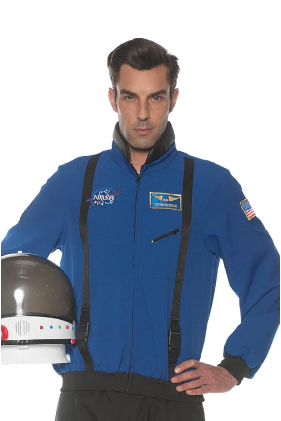 Men's Astronaut Blue Space Costume Jacket 2X-Large 48-50