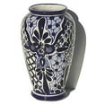 thumbnail image 1 of Blue Mermaid Talavera Flower Vase, 1 of 3