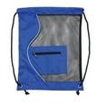 thumbnail image 1 of Blue Mesh Drawstring Cinch Pack, 1 of 1