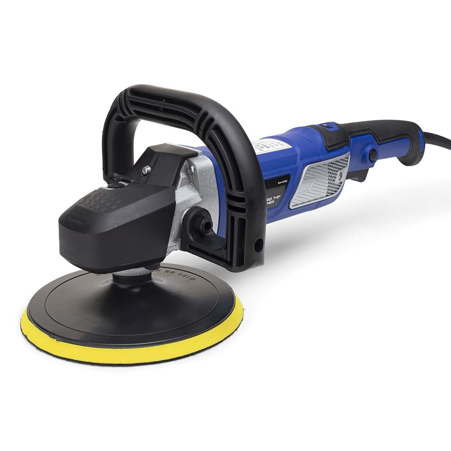 Blue Metal Buffer Polisher (Variable Speed, 3000 RPM) with Electronic Speed Control and Trigger