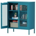 Blue Metal Storage Locker Storage