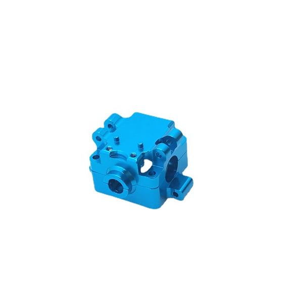 Blue-Metal Front and Rear Gear Box for WLtoys, RC Car Parts, Upgrade, 1/28, 284131, K969, K979, K989, K30/10/2018, P929, P939