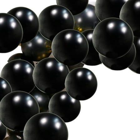 Blue Metallic Balloons 100 Pcs, 10 Inch Latex Balloons For Birthday Wedding Festival Party Decorations