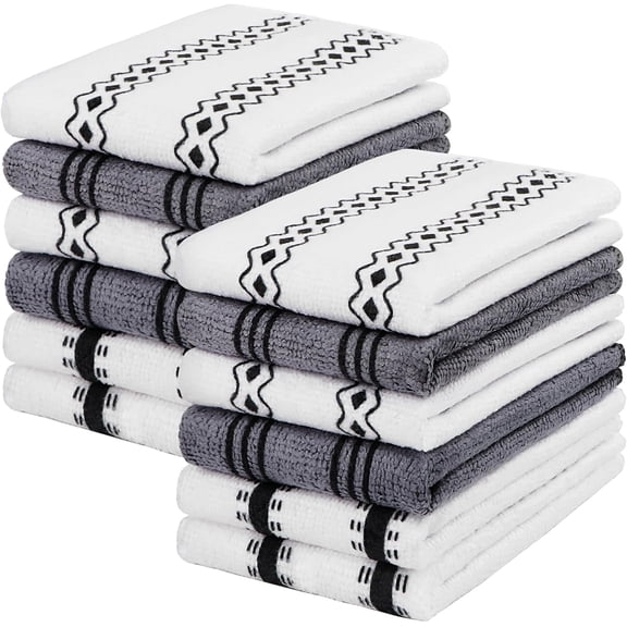Blue Microfiber Cleaning Cloth, 50 Pack Cleaning Towels for Kitchen, Lint Free, Scratch-Free, Highly Absorbent, and Reusable Cleaning Rags for House, Window and Glass, Cars, 11.5 X11.5 inch